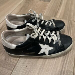 Golden Goose Superstar Bicolor Leather Low-Top Sneakers